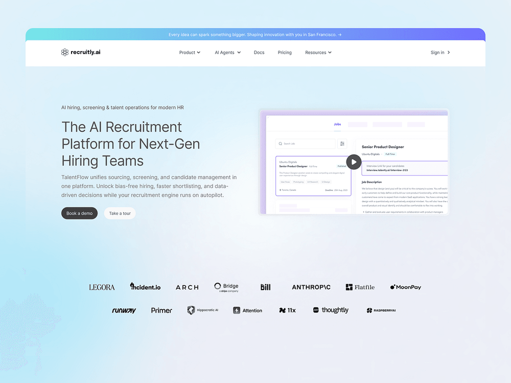 AI recruitment platform