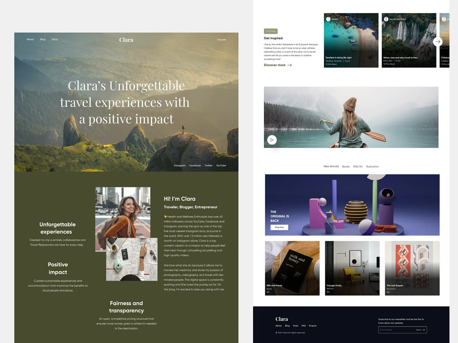 Clara travel blog