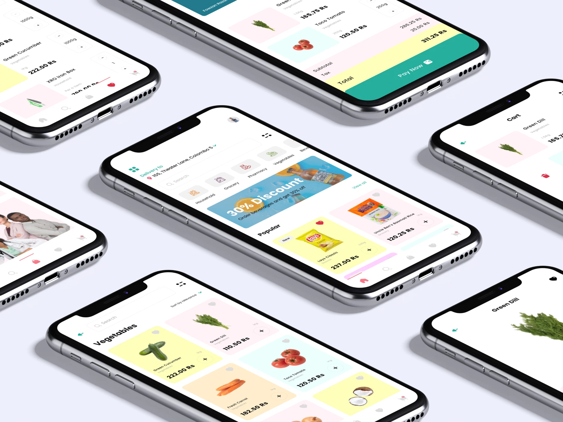 Grocery delivery app