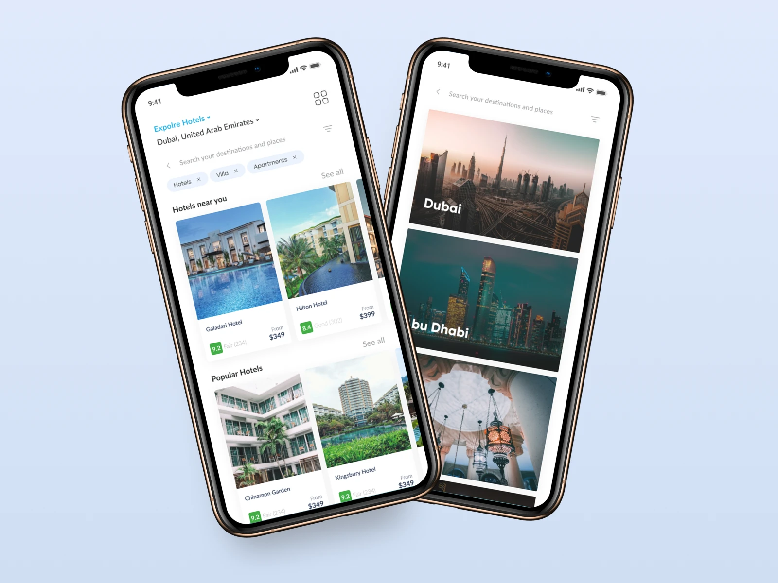 Dubai hotel booking app